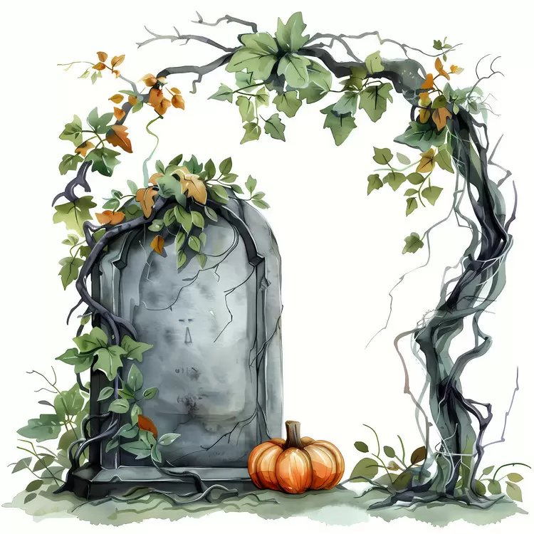 Halloween headstone