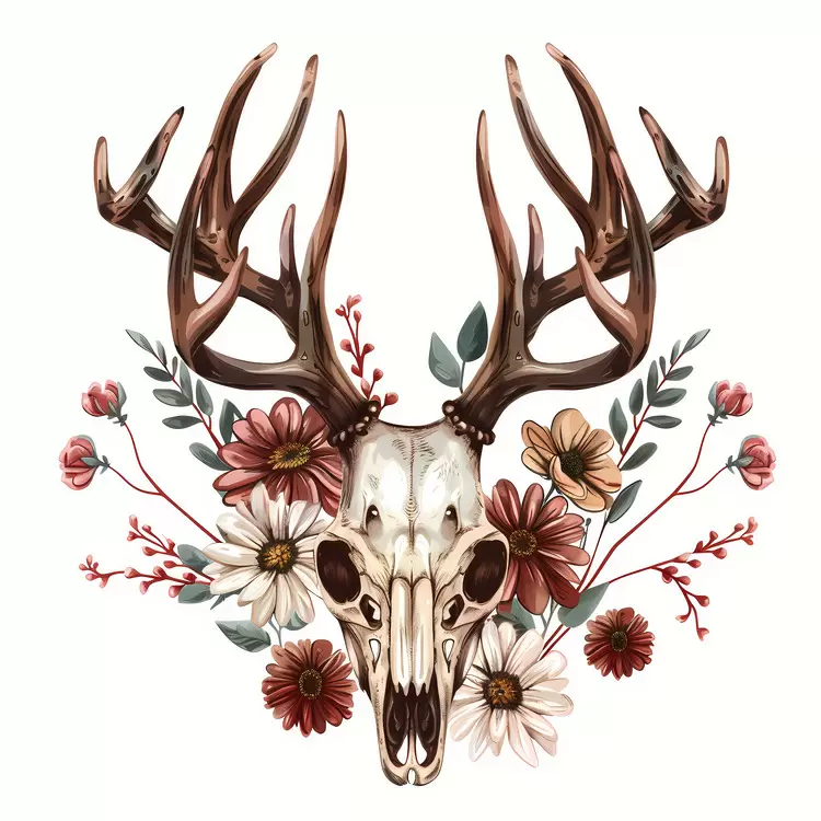 deer skull