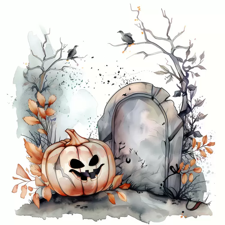Halloween headstone