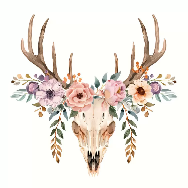 deer skull