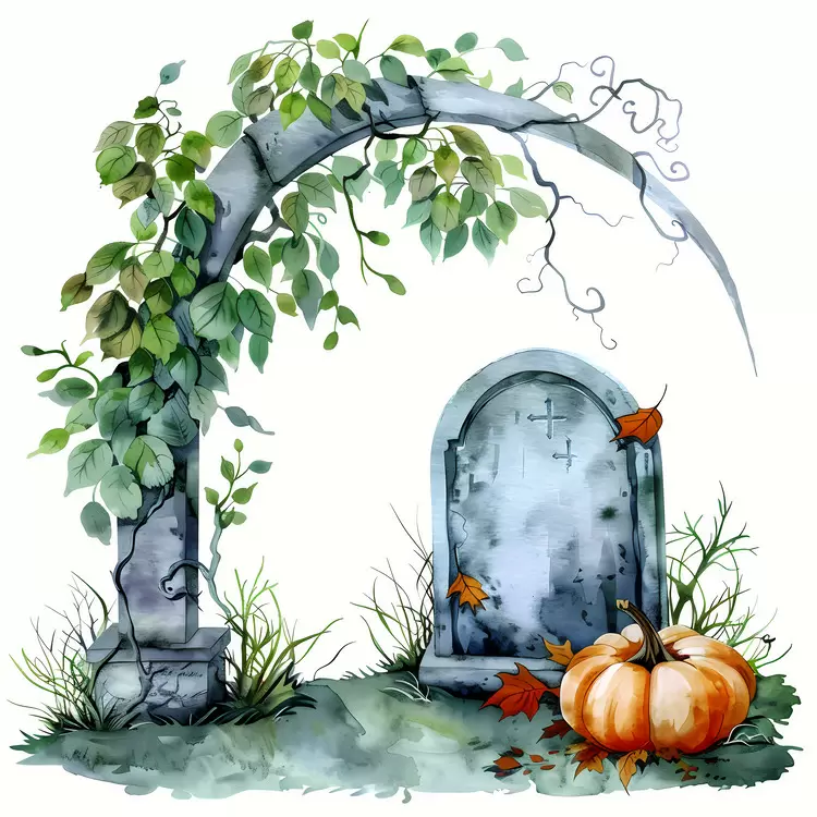 Halloween headstone