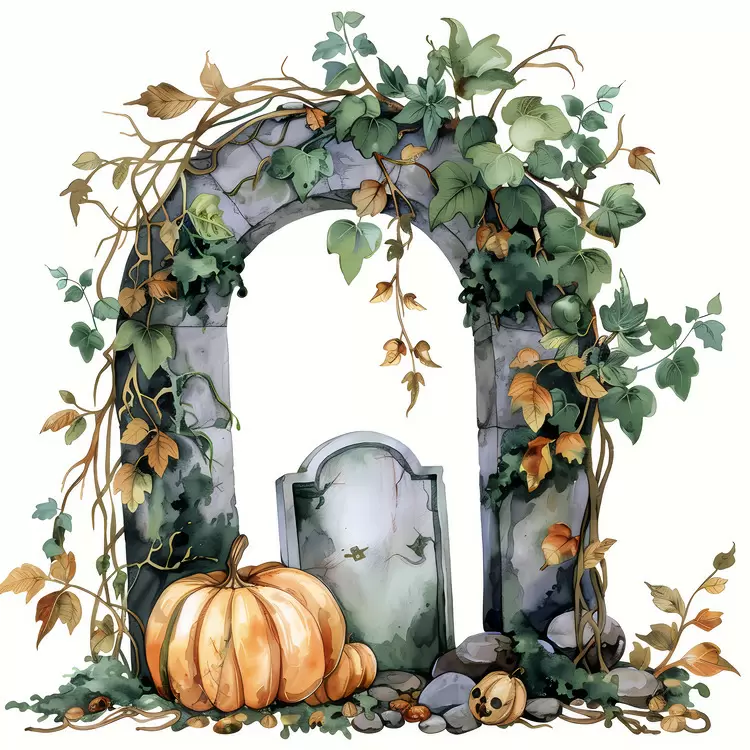 Halloween headstone