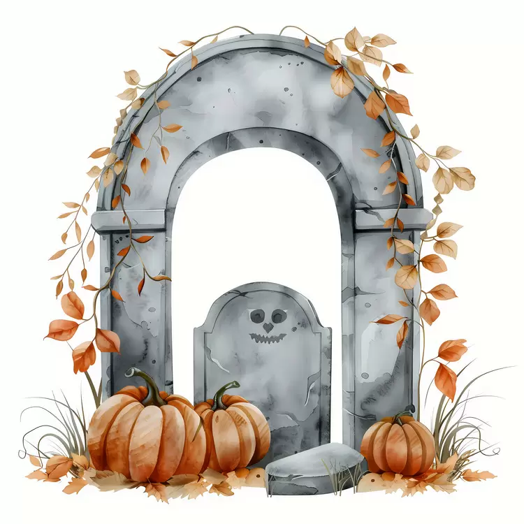 Halloween headstone
