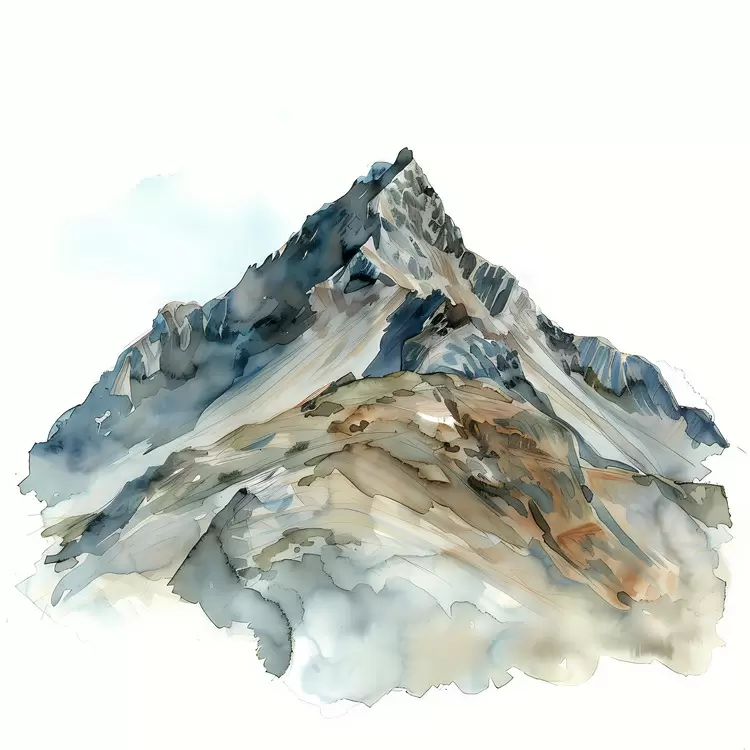 mountain aerial view