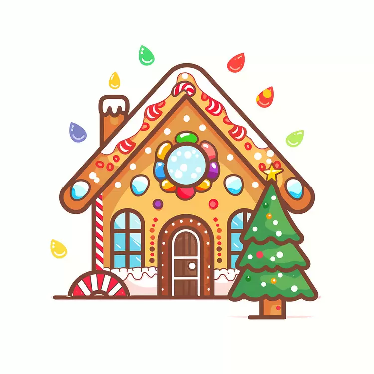 Christmas gingerbread house