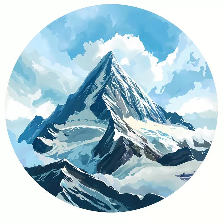 mountain aerial view