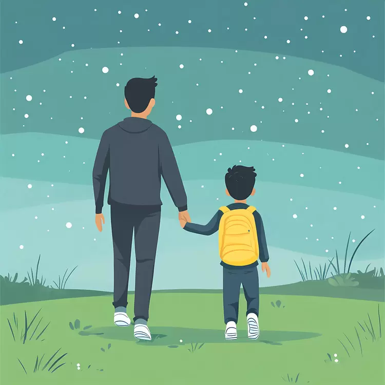 Going School with Dad