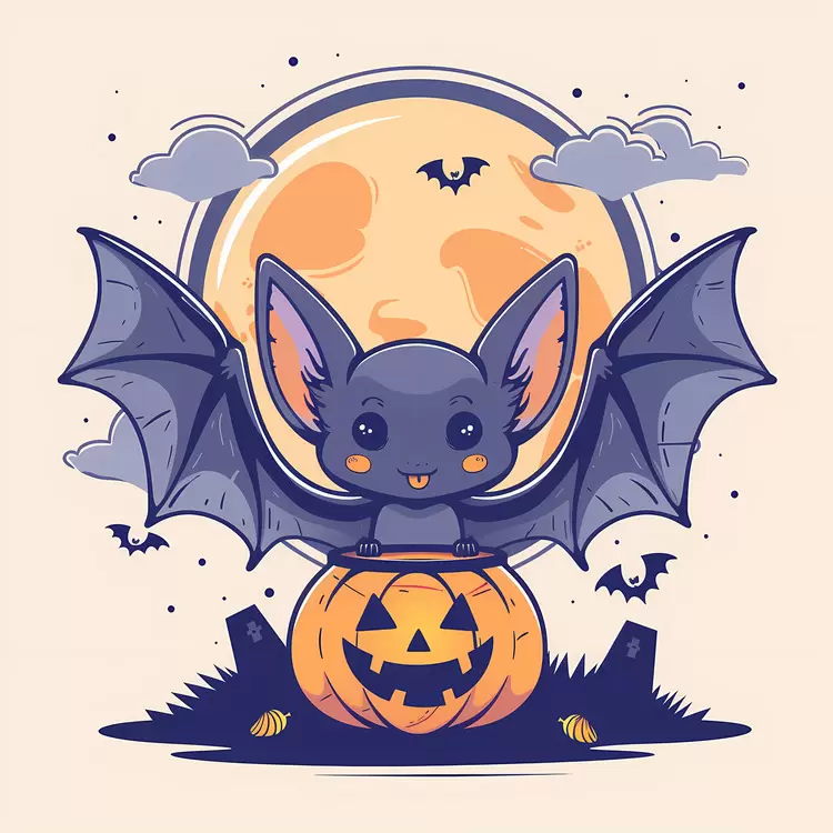 Halloween bat