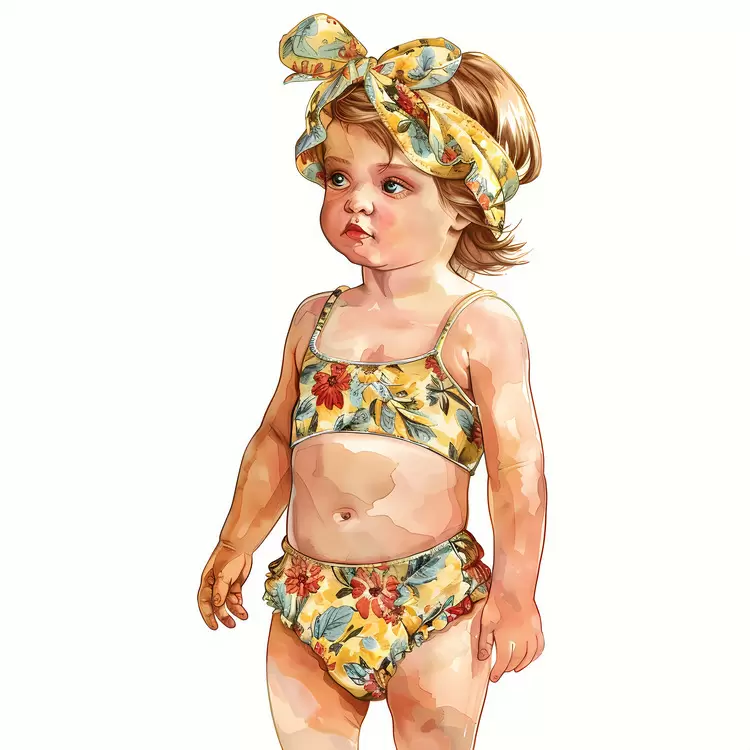 baby girl swimming suit
