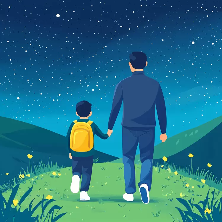 Going School with Dad