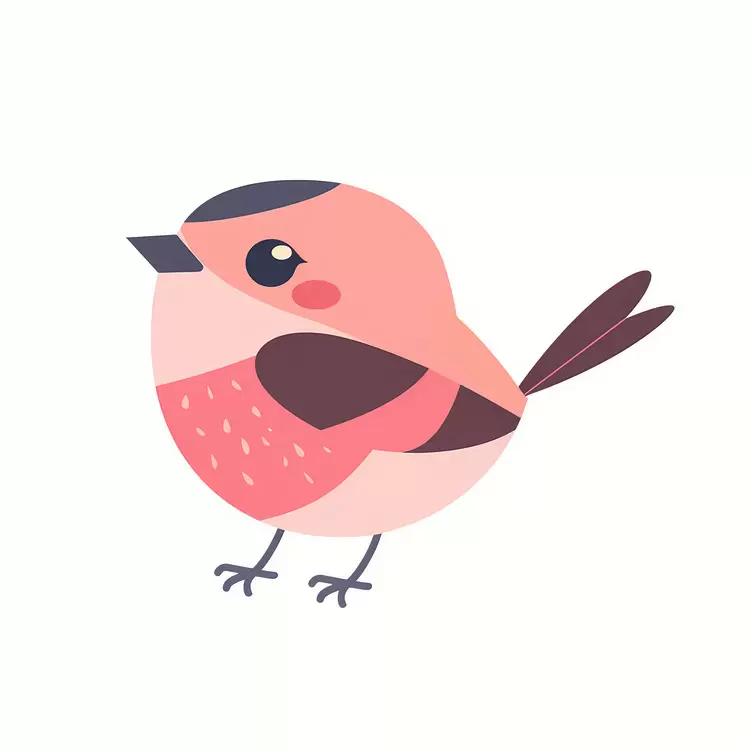 Cute bird cartoon bird