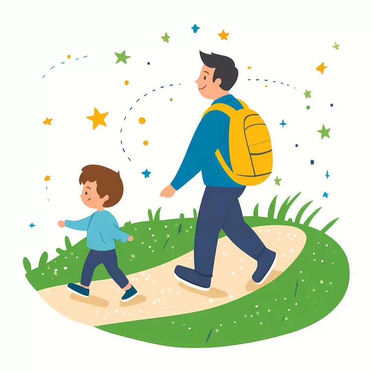Going School with Dad