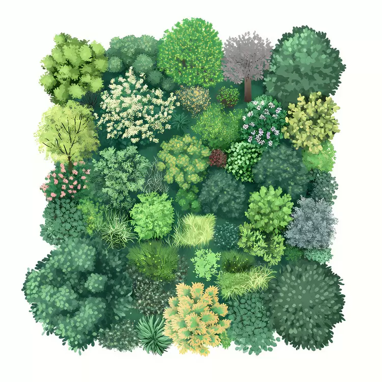 garden tree plan