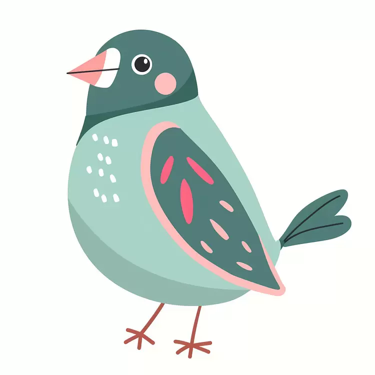 cartoon bird Cute bird