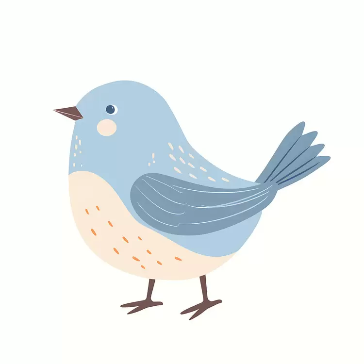 Cute bird cartoon bird