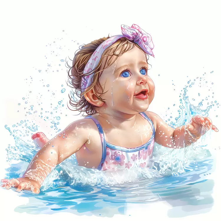 baby girl swimming suit