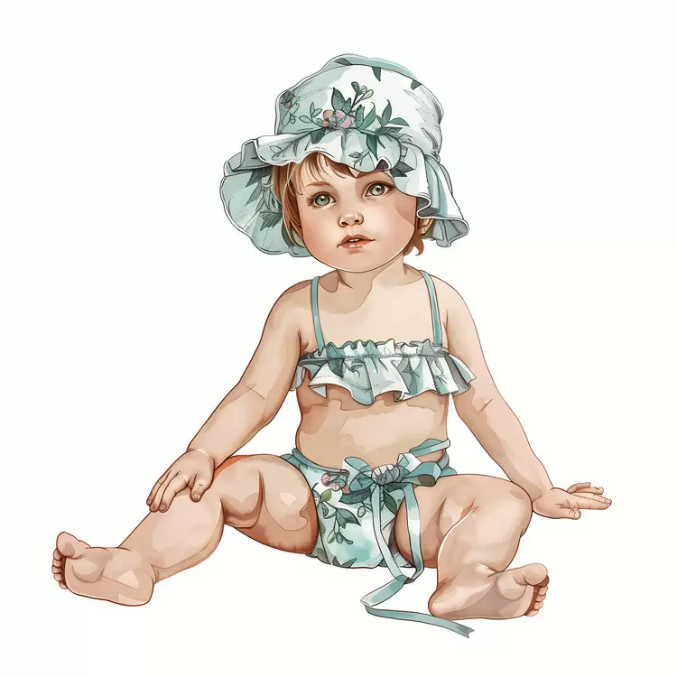 baby girl swimming suit