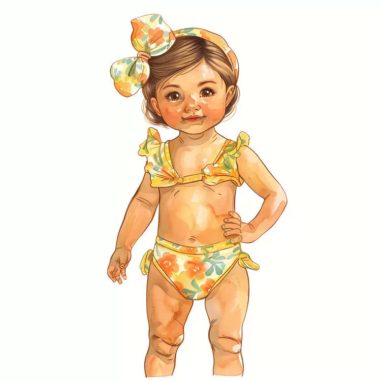swimming suit baby girl