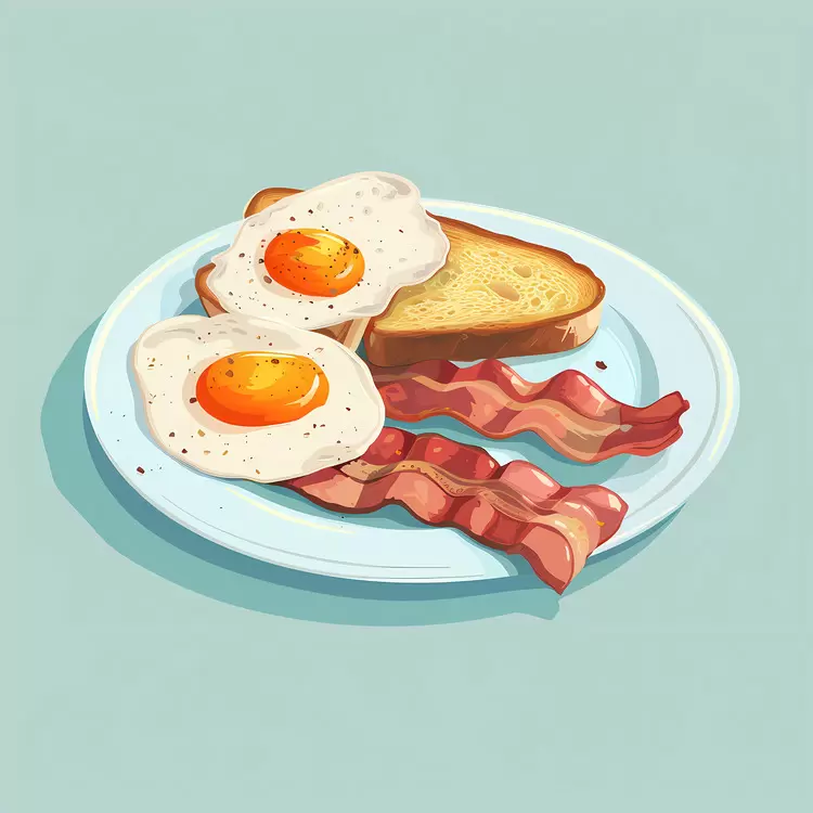 breakfast plate