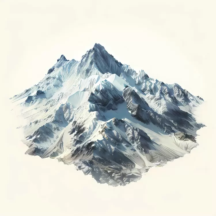 mountain aerial view