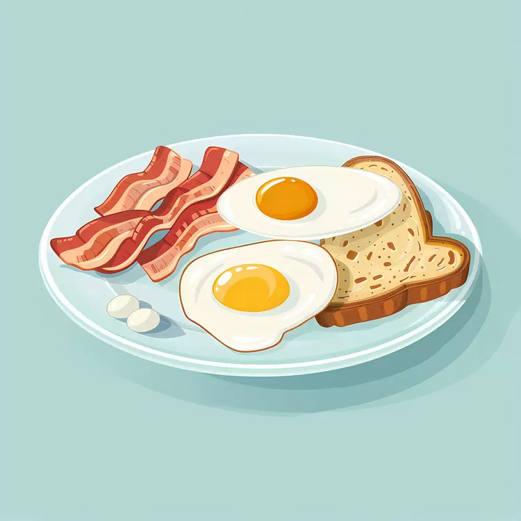 breakfast plate