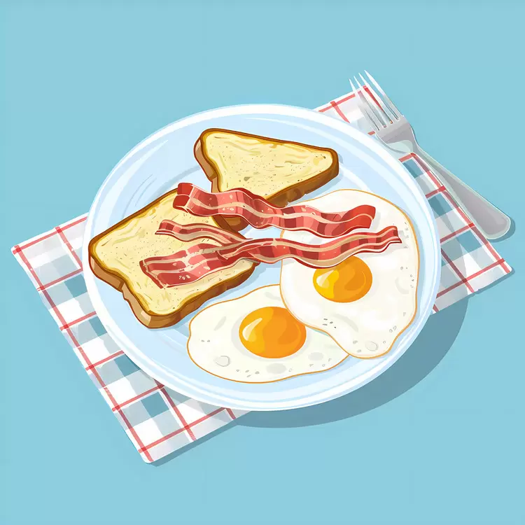 breakfast plate