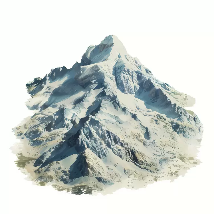 mountain aerial view