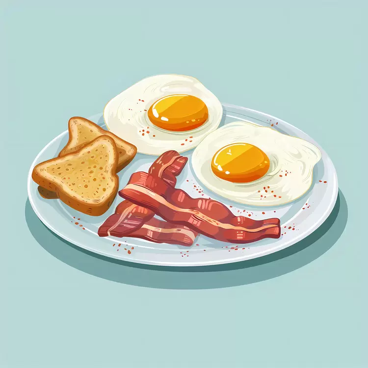breakfast plate