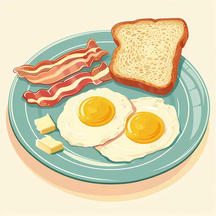 breakfast plate