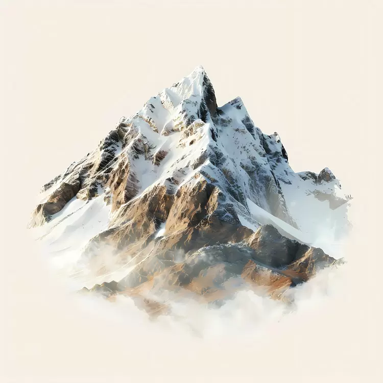 mountain aerial view