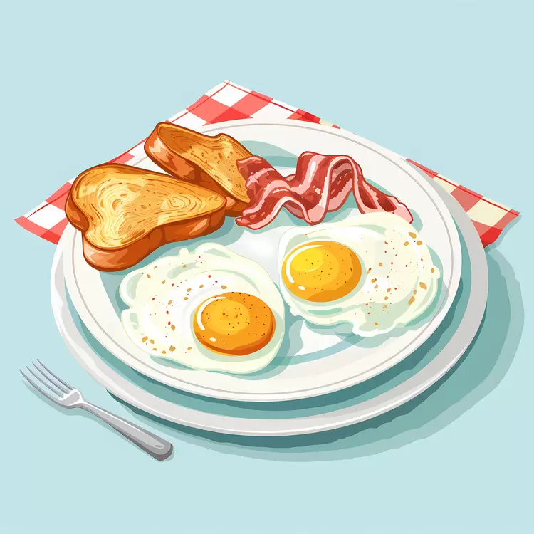 breakfast plate