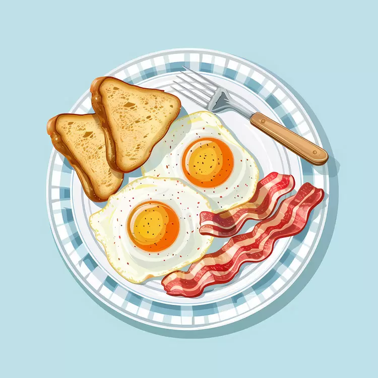 breakfast plate