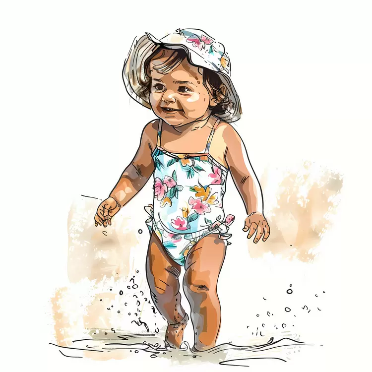 swimming suit baby girl