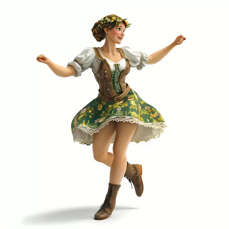 Oktoberfest Dancer