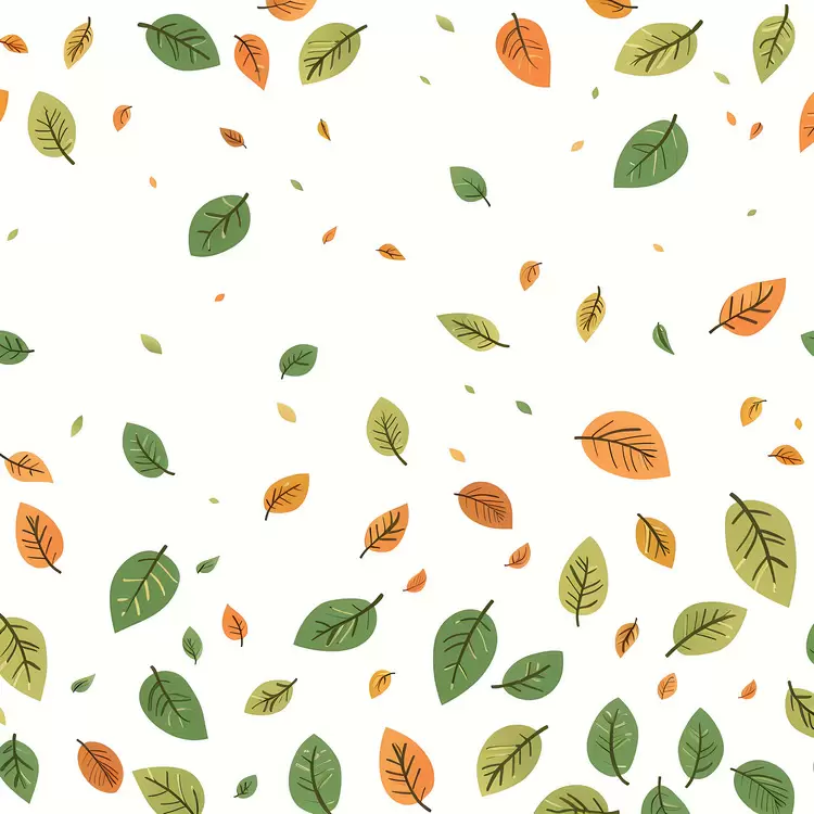 falling autumn leaves