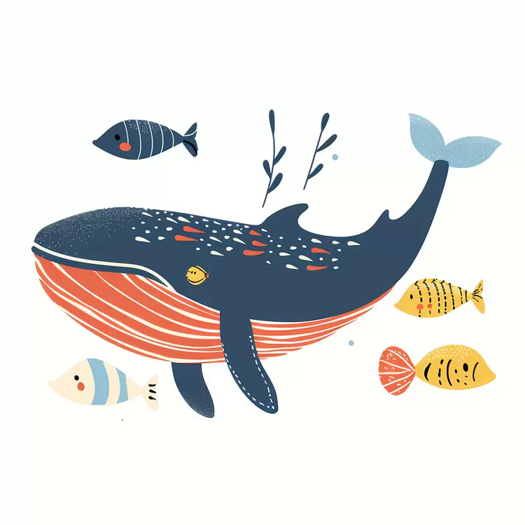 Whale And Fish