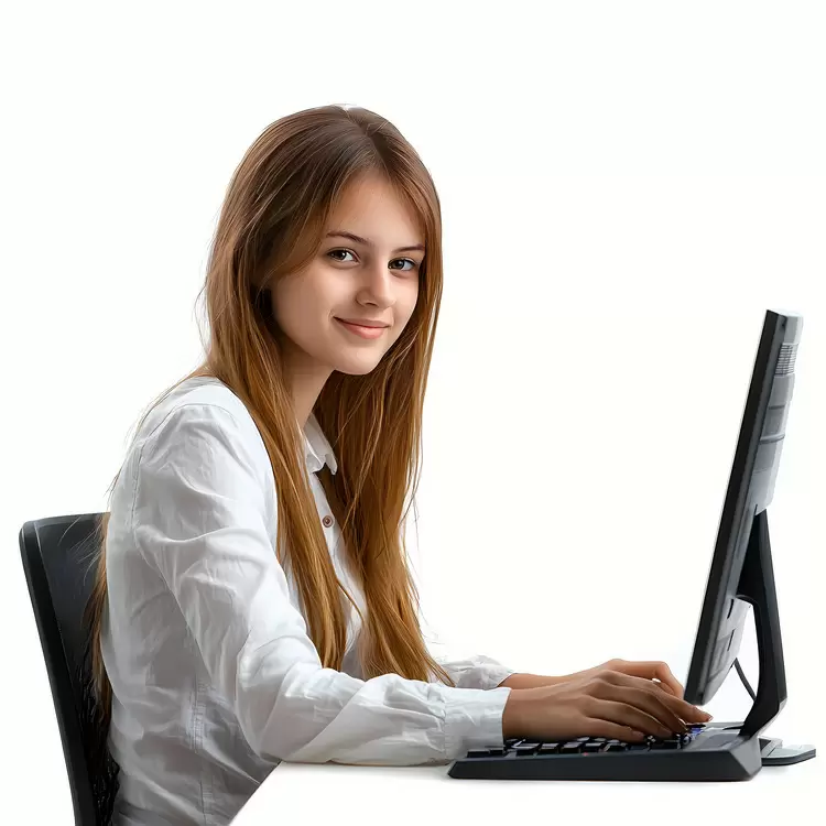 computer girl