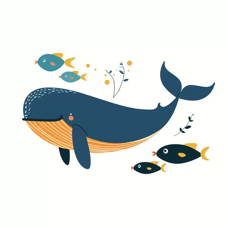 Whale And Fish