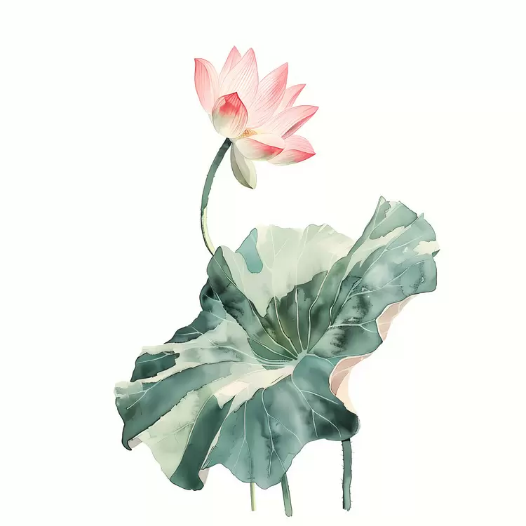 Pink lotus flowers