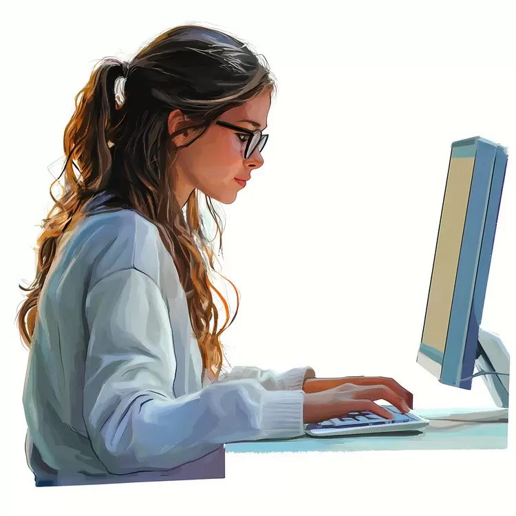 computer girl