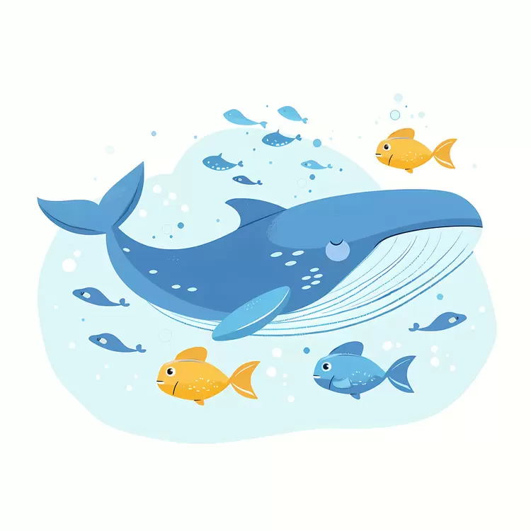 Whale And Fish