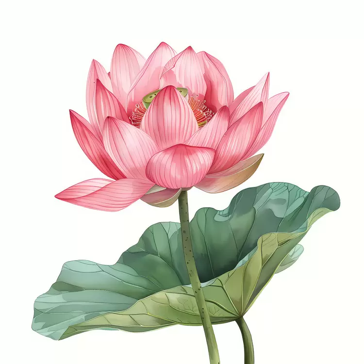 Pink lotus flowers