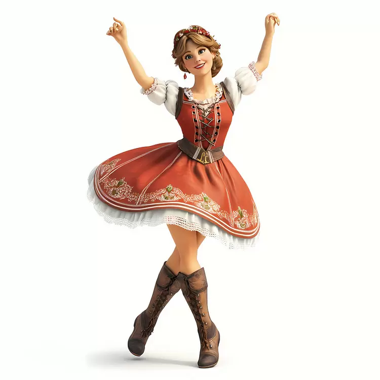 Oktoberfest Dancer
