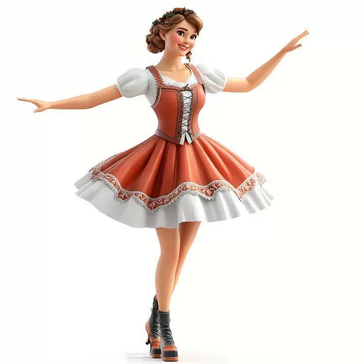 Oktoberfest Dancer
