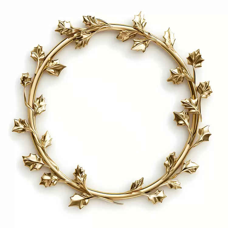Christmas Frame gold