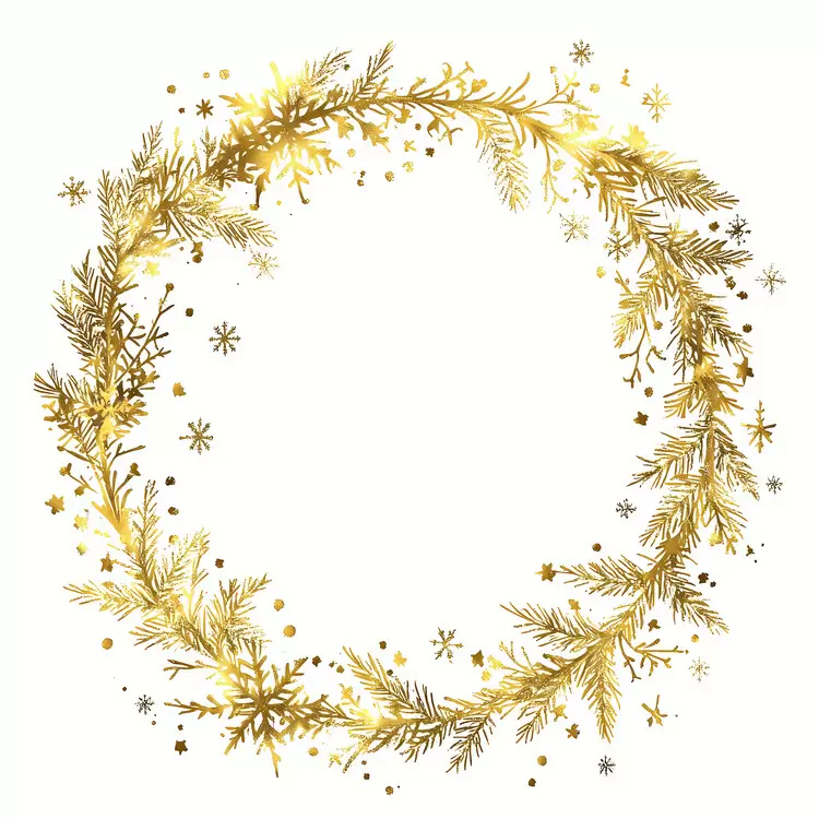 Christmas Frame gold