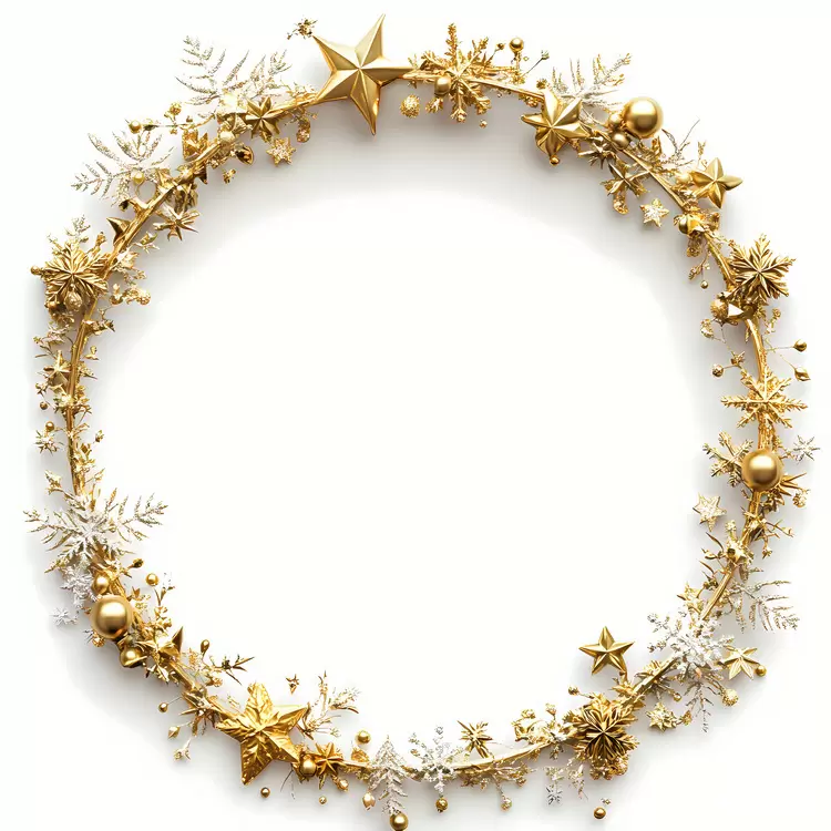 Christmas Frame gold