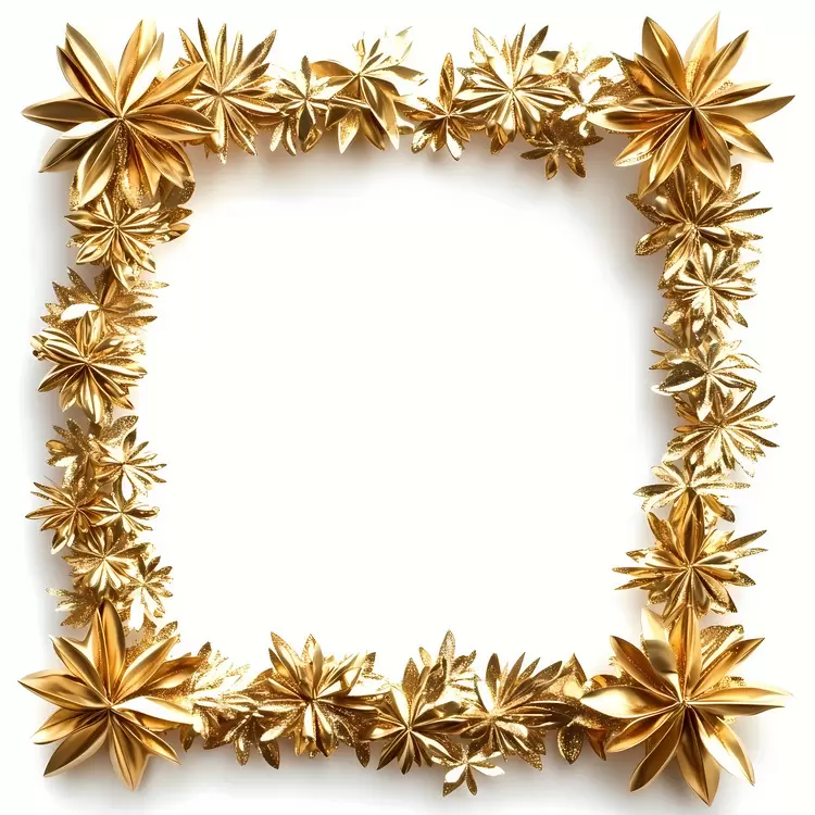 Christmas Frame gold