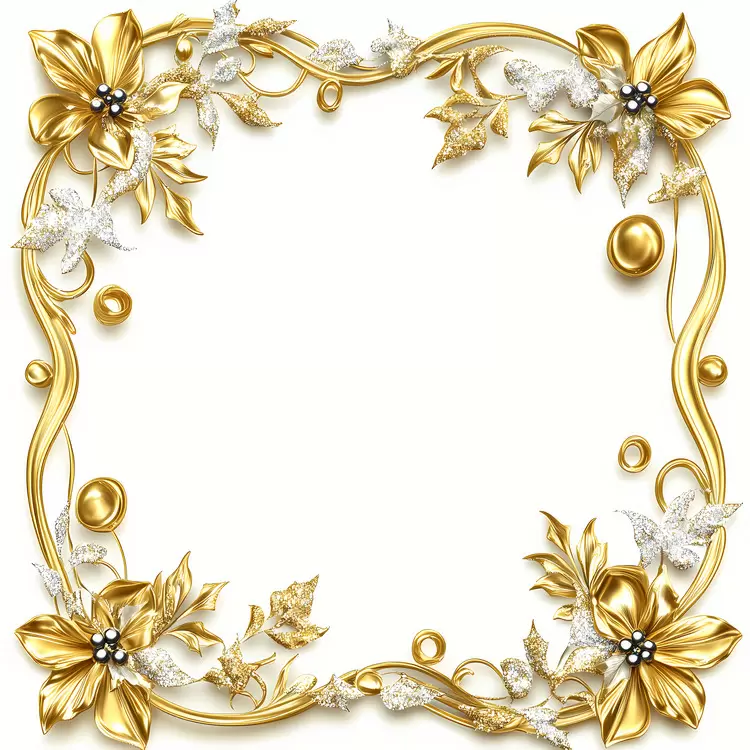 Christmas Frame gold