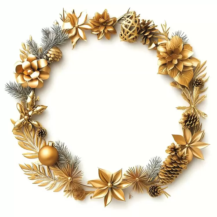 Christmas Frame gold